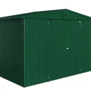 Image of Biohort Europa Metal Garden Shed 10ft3 x 5ft1 Size 4A - Dark Green