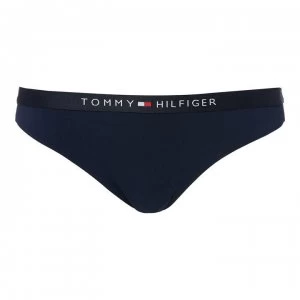 Image of Tommy Bodywear Logo Band Bikini Briefs - 416 NAVY BLAZER
