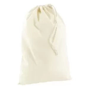 Image of Westford Mill Cotton Recycled Stuff Bag (S) (Natural)