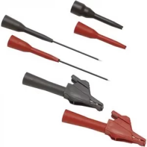 Image of Fluke TP920 Safety test probe set 2mm jack connector CAT III 300 V Red, Black
