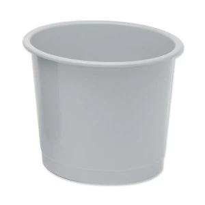 Image of 5 Star Office Waste Bin Polypropylene 14 Litres D304xH254mm Grey