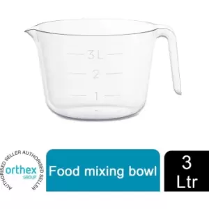Image of Clear Transparent Max Measure Bowl With An Easy-to-pour Spout, 3l - Gastromax