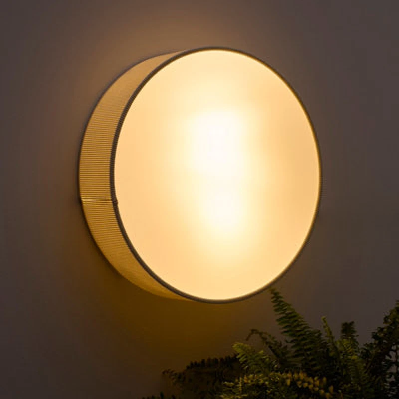 Image of K Living Crete 45Cm 3 Light Cream Velvet Drum Shade