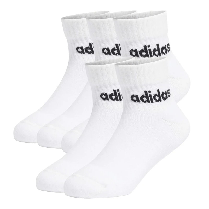 Image of Adidas Baby socks adidas Linear (x5) Blanc Unisex 25/27