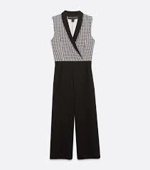 Image of Mela London Black Dogtooth Jumpsuit - 8