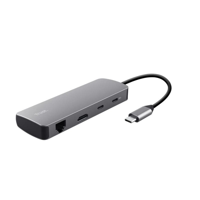 Image of Trust 25672 interface hub USB Type-C Grey