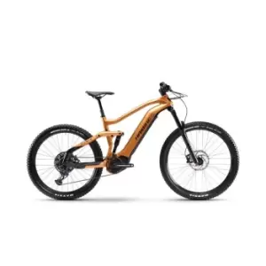 Image of Haibike Haibike AllMtn CF 6 2023 Electric Full Suspension Mountain Bike - Orange