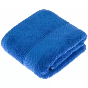 Image of HOMESCAPES Turkish Cotton Royal Blue Hand Towel - Royal Blue