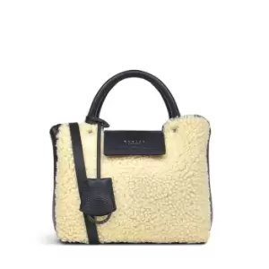 Image of Radley Chelsea Creek Shearling Zip Bag - Black