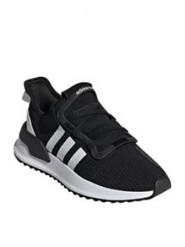 Image of adidas Originals U_Path Junior Trainers - Black/White, Size 5
