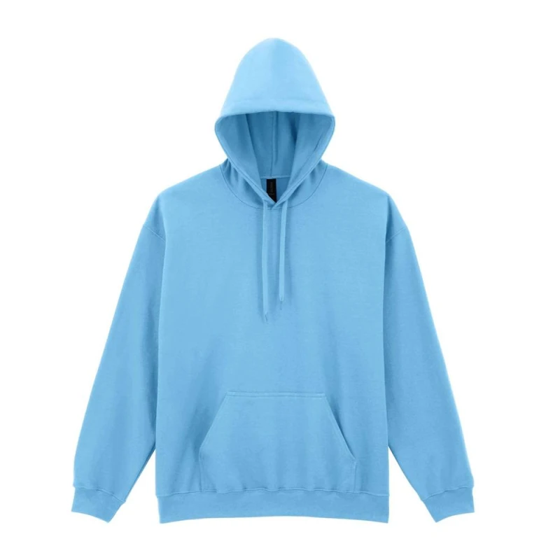 Image of Gildan Womens Softstyle Fleece Midweight Hoodie in Blue Size: Medium Blue Female M