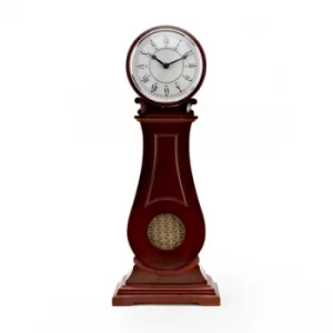 Image of WM WIDDOP Tall Wooden Table Clock