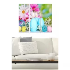 Image of MDF136180571 Multicolor Decorative MDF Painting (3 Pieces)