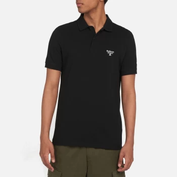 Image of Barbour Beacon Mens Polo Shirt - Black - M