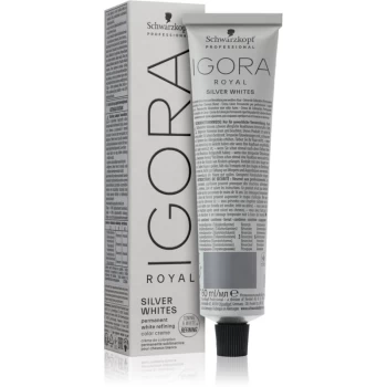 Image of Schwarzkopf Professional IGORA Royal Absolutes SilverWhite Semi-Permanent Hair Dye for Silver and White Hair Shade Slate Grey 60ml
