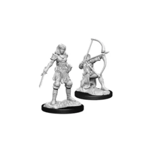 Image of Pathfinder Battles Deepcuts Unpainted Miniatures (W15) Human Fighter Female