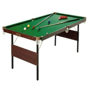 Image of Charles Bentley 4ft 6" Snooker Games Table - Green