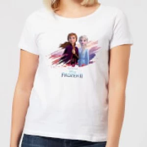 Image of Frozen 2 Nature Is Beautiful Womens T-Shirt - White - S