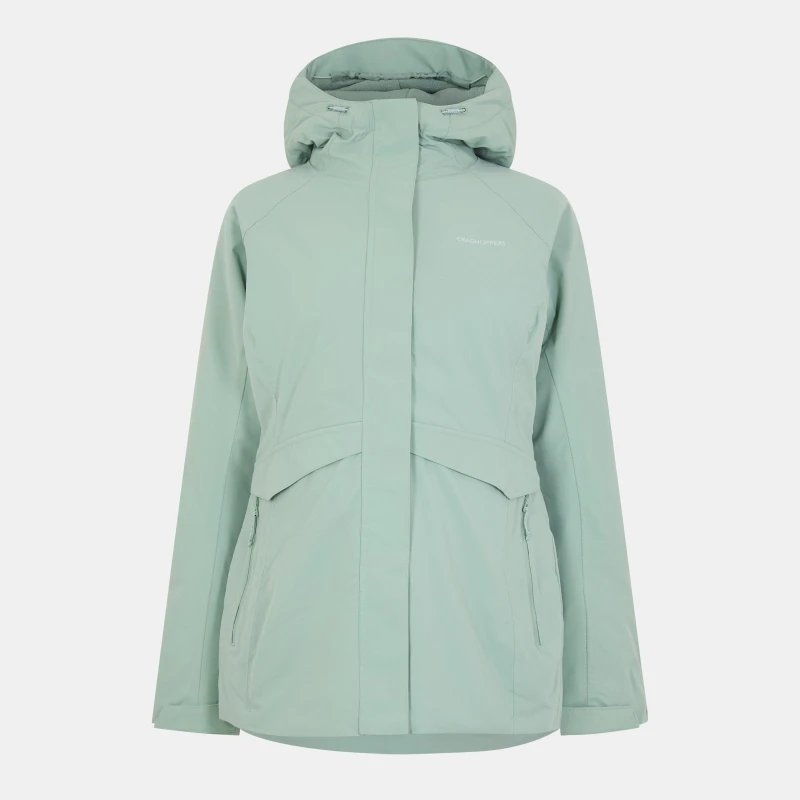 Image of Craghoppers 'Caldbeck Thermic' Aquadry Waterproof Hiking Jacket Purple female