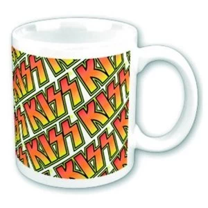 Image of KISS - Tiles Boxed Standard Mug