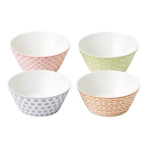 Image of Royal Doulton Pastels accent bowls 11cm set of 4