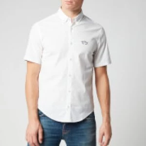 Image of Hugo Boss Athleisure Biadia R Short Sleeve Shirt White Size M Men