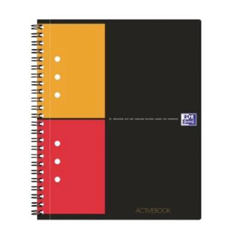 Image of Oxford Oxford Notepad 100102880 Grey, Orange, Red A5+ Squared No. of sheets: 80 100102880