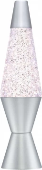 Image of Lava 14.5" Classic Clear Glitter Lava Lamp