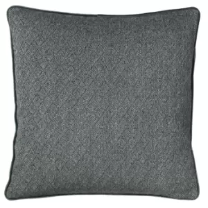 Image of Blenheim Geometric Cushion Grey / 45 x 45cm / Polyester Filled