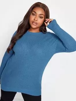 Image of Yours Essential Jumper Blue Size 26-28, Women