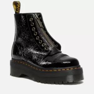 Image of Dr. Martens Womens Sinclair Patent-Leather Boots - UK 4