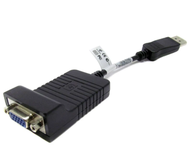 Image of HP 753745-001 video cable adapter 0.2 m DisplayPort VGA Black