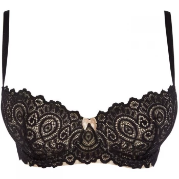 Image of Lepel Matilda Padded Balconette Bra - Black