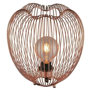 Image of Spring Lighting - 1 Light Table Lamp Copper, E27