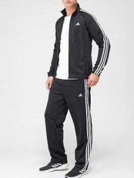 Image of Adidas 3 Stripe Pes Tracksuit - Black