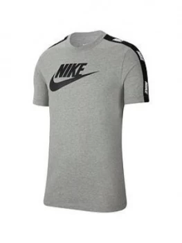 Image of Nike Hybrid Short Sleeve T-Shirt - Dark Grey Heather