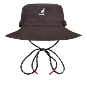 Image of KANGOL Utilty Cords Jungle Hat - Black