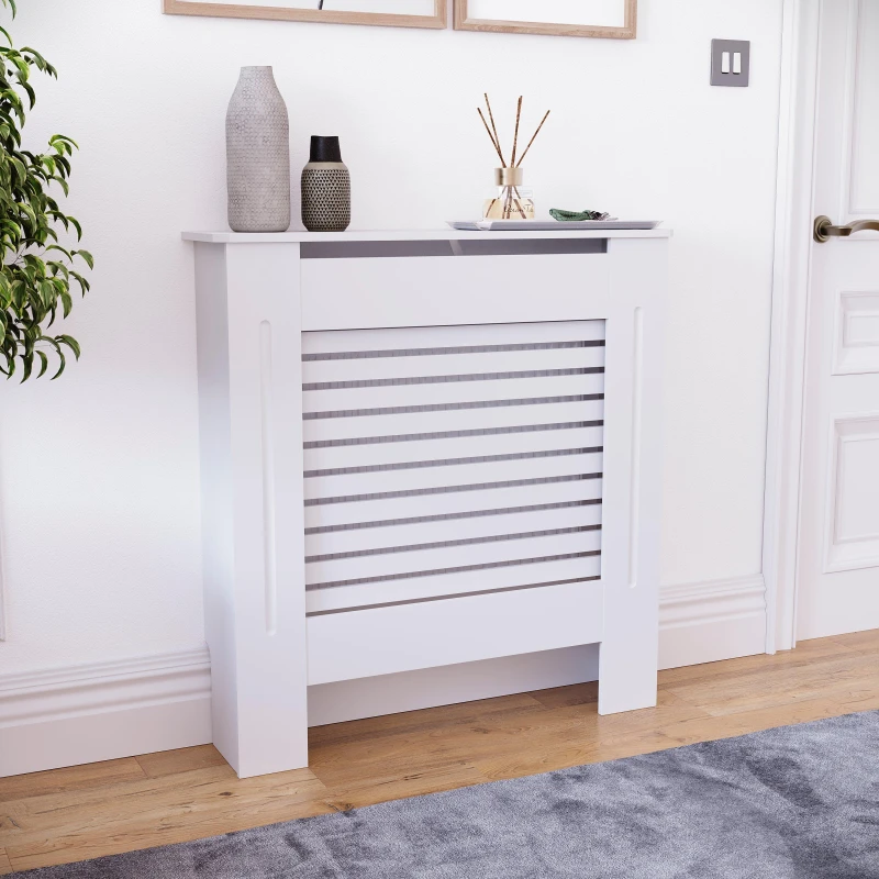 Image of Lassic Vida Designs Milton Radiator Cover, Small White unisex Small
