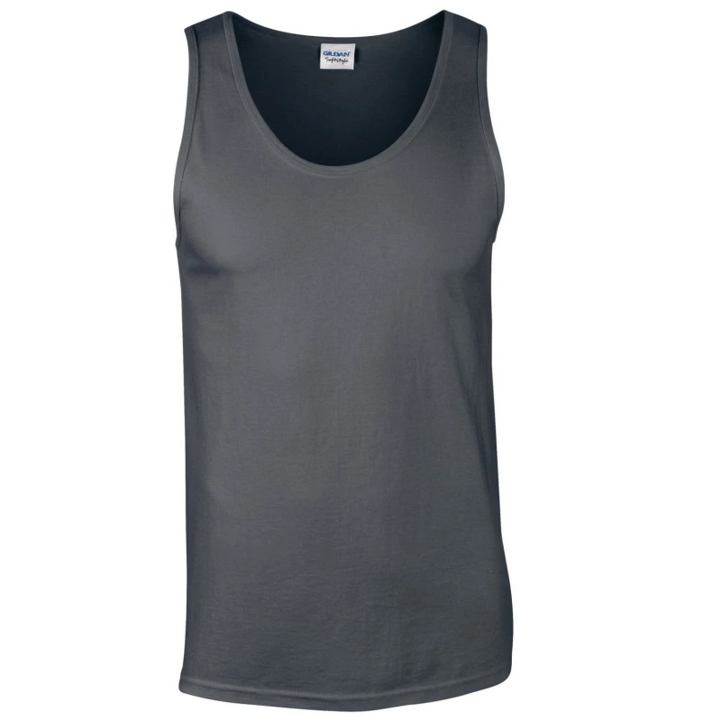 Image of Gildan Womens Softstyle Tank Top in Charcoal Size: Small Charcoal Female S
