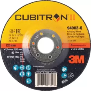 Image of 94002-Q DCGW 125X7X22.23M M 27A36Q Cubitron II T27