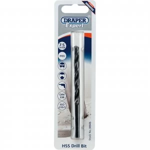 Image of Draper Expert HSS Drill Bit 7.5mm Pack of 1