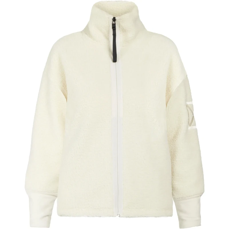 Image of Womens full-zip fleece Didriksons Mella Blanc Female 48