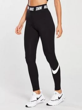 Image of Nike Sportswear Club Legging With Waist Detail Black Size M Women