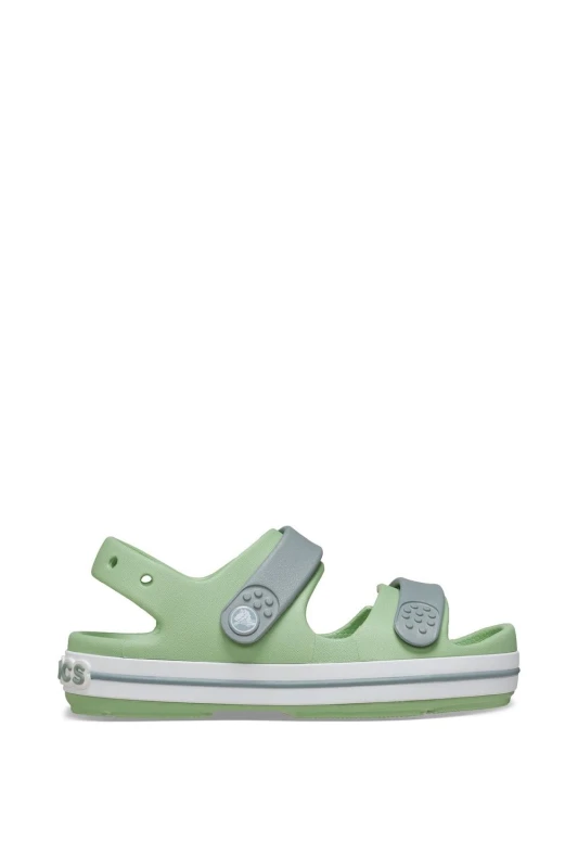 Image of Crocs Kids Crocband Cruiser Sandals Fair Green / Dusty Green J3