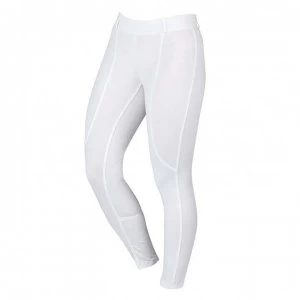 Image of Dublin Performance Cool It Gel Riding Tights Ladies - White