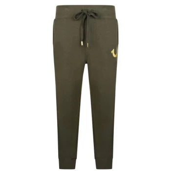 Image of True Religion Logo Jogging Bottoms - Green