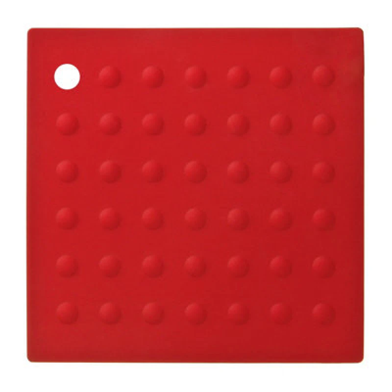 Image of Premier Housewares Zing Silicone Trivet Red