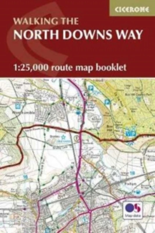 Image of North Downs Way Map Booklet Paperback / softback