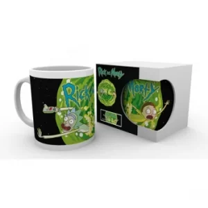 Image of Rick and Morty Logo Mug