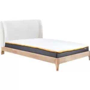 Image of Halfden Double Bed Grey - Grey